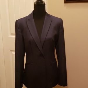 Ann Taylor dark denim blazer